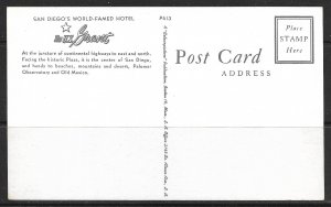 California, San Diego - The US Grant Hotel - [CA-061]