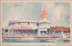 Postcard Pabst Blue Ribbon Casino Century Progress World's Fair Chicago IL 1933