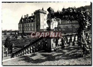 Postcard Modern View Of The Villandry Chateau And Gardens