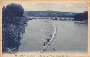 BF6456 agen la garonne le barrage france     France