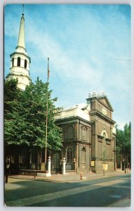 Vintage Postcard Oldest Episcopal Christ Church Philadelphia Pennsylvania PA
