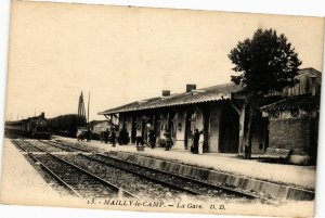 CPA AK MAILLY-le-CAMP - La Gare (211299)