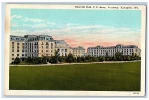 1939 Farragut Field Bancroft Hall US Naval Academy Annapolis Maryland Postcard