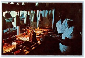 c1960 Cabana Beach Motel Sea-N-Sirloin Restaurant Biloxi Mississippi MS Postcard