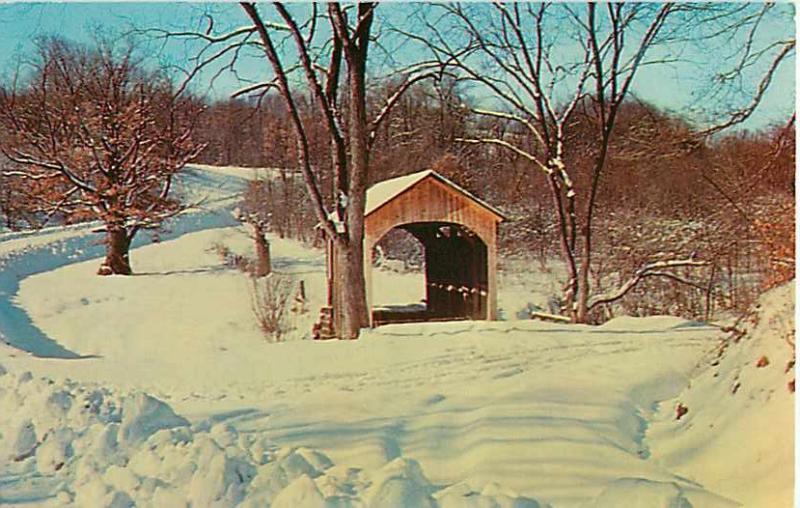 Ohio's Shortest Covered Bridge, Brief Buckeye Covered Bridge, Ohio, OH