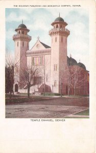 Denver Colorado c1905 Postcrd Temple Emanuel
