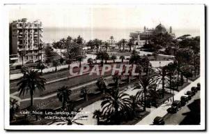 Old Postcard Nice Albert Gardens and the Casino dela Jetee