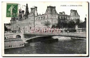 Paris - 4 - L & # 39Hotel City - Old Postcard