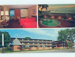 Pre-1980 MOTEL SCENE Plymouth - Near Brockton Massachusetts MA AD9280