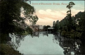 Navan Ireland Blackwater Bridge Scene c1910 Vintage Postcard