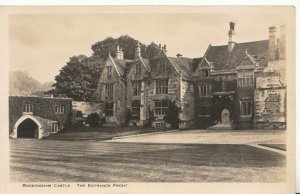 Northamptonshire Postcard - Rockingham Castle - The Entrance Front - Ref TZ303 