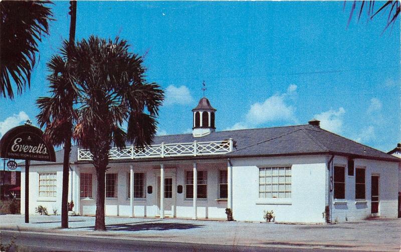 Charleston South Carolina~Everett's Restaurant~William Deas She Crab Soup~'50s