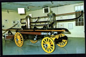 Nova Scotia YARMOUTH Firefighters Museum Piano Box type Hand Engine 1854 Chrome