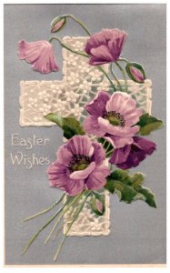 Easter , Cross with Flowers