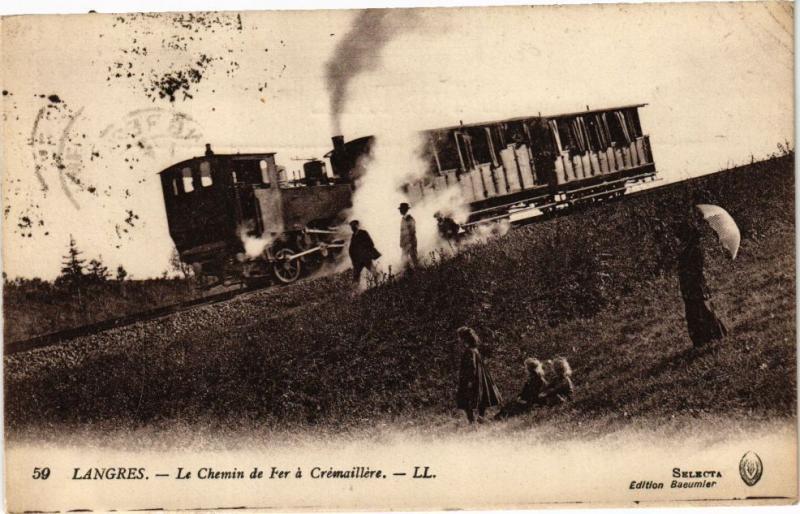 CPA Langres - Le Chemin de Fer (270359)