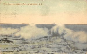 The Ocean on a Windy Day Wildwood, New Jersey  