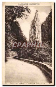 Old Postcard La Grande Chartreuse Desert Road Pic of the poppy