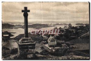 Old Postcard Island Brehat Birlot saw Saint Machel