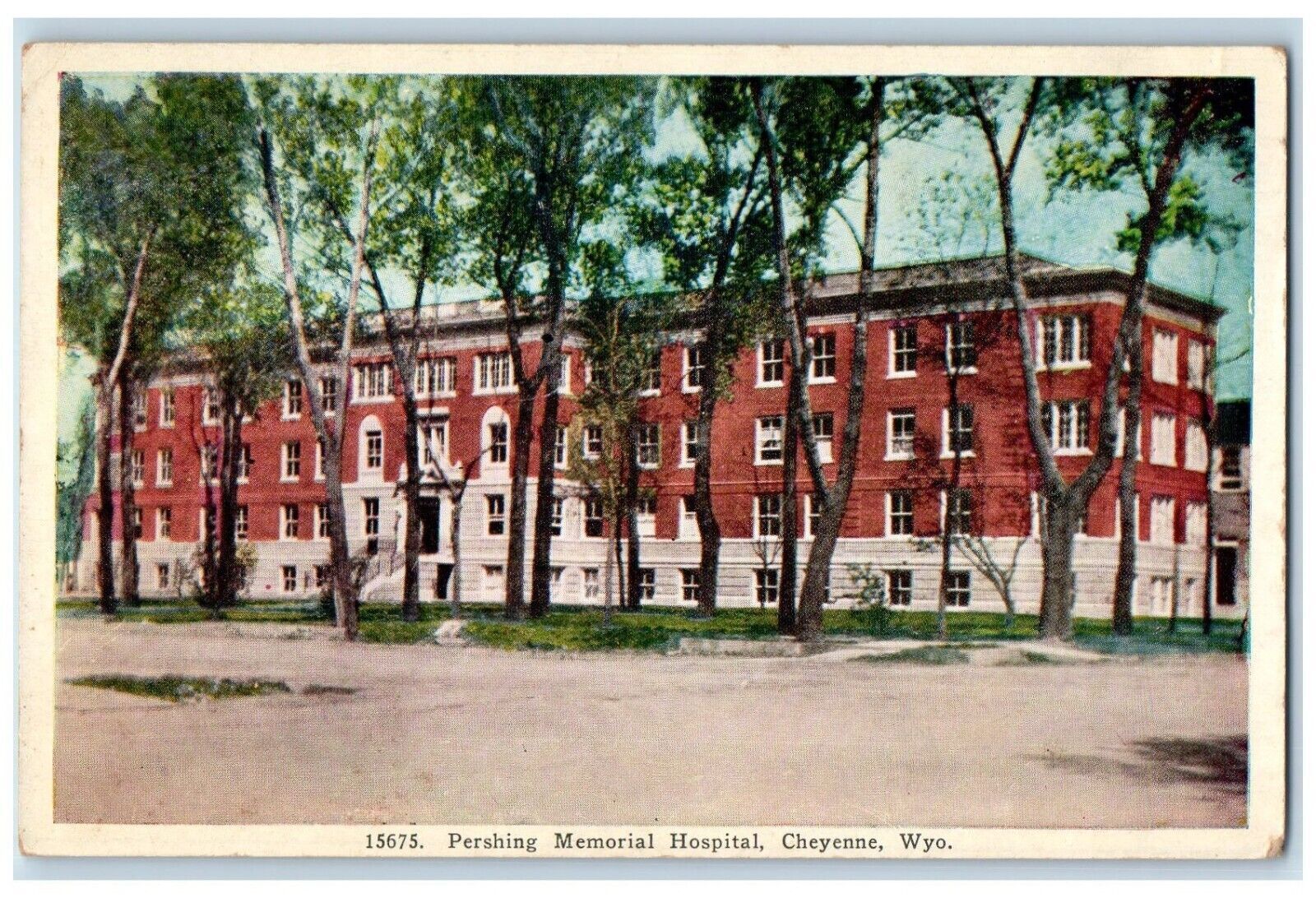 1937 Pershing Memorial Hospital Cheyenne Wyoming WY Vintage Posted