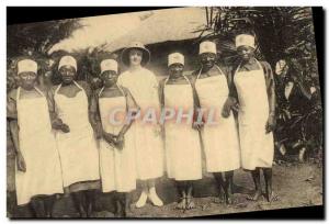 Old Postcard Some nurses midwives of & # 39ecole of the Red Cross has Pawa (t...