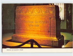 Postcard Interior of Lincoln's Tomb, Springfield, Illinois