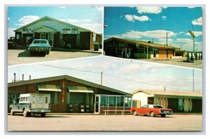 Oklahoman Service Area Co Service Station Motel Braman OK Chrome Postcard A15