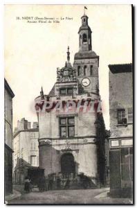 Old Postcard Niort Deux Sevres the Pillory Old City Hall