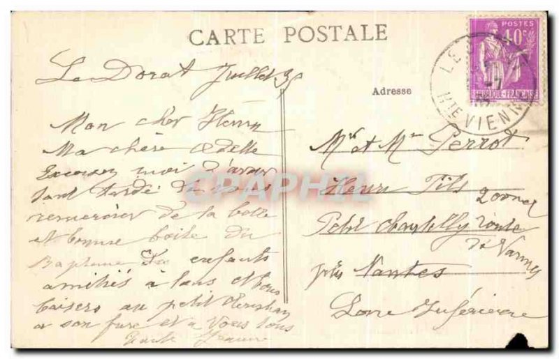 Old Postcard Limousin Illustrious Porte Bergere