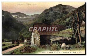 Old Postcard Luchon Vallee du Lys Village and Cirque