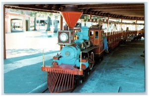 c1950's Train Ride at the Crystal Beach Amusement Park Crystal Beach Postcard