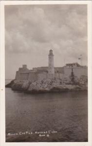 Cuba Havana Morro Castle and Lighthouse Real Photo