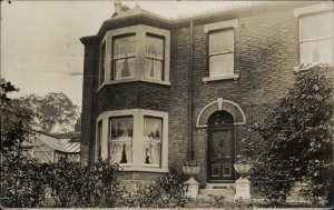 Leeds Cancel Yorkshire Brick Building Home c1910 Real Photo Postcard