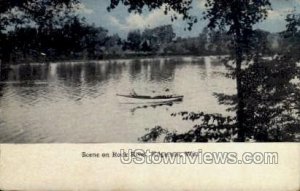 Rock River - Edgerton, Wisconsin WI Postcard