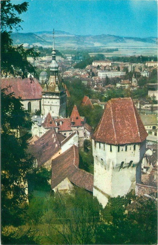 Europe Romania postcard vedere Cetatea Sighisoara