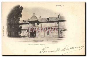 Old Postcard Moulins Pavilion Gendarmerie