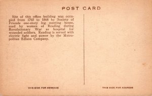 Postcard Metropolitan Edison Company Office Building Reading PA