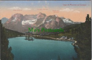 Italy Postcard - Lago Di Misurina Col Sorapis, Veneto, Belluno RS30919