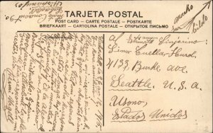 Barcelona Spain Rambla de la Flores c1910 Used Postcard