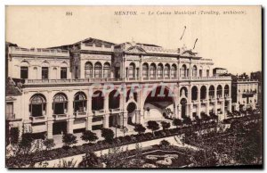 Old Postcard Paris Menton City Casino (Tersling)