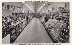 South Carolina Columbia Eckerd's Modern Drug Store Interior View