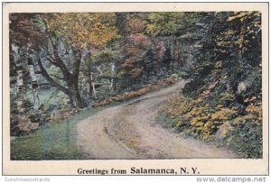 New York Greetings From Salamanca