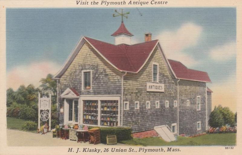 Antique Centre - Shop on Union St. - Plymouth MA, Massachusetts - Linen