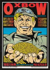 Frank Kozik Oxbow Palo Alto 1994 Music Poster Agricultural Concert 94 Art Pos...