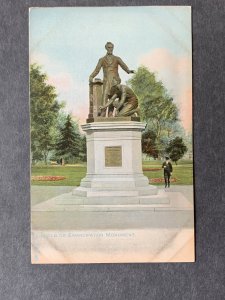 Lincoln Or Emancipation Monument Washington DC Litho Postcard H1322083324