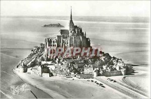 Old Postcard Mont St Michael (Manche) -Vue aerienne.Le Couesnon-Mont (fa�ad...