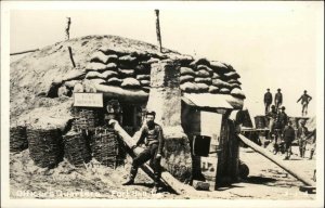 Fort Hell Virginia VA Civil War REPRO/REISSUE c1940s-60s Real Photo Postcard