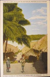 PANAMA Pearl Islands Boys c1920 Postcard