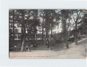 Postcard Lawn of Water Gap House Delaware Water Gap Pennsylvania USA