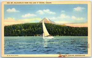 Postcard - Mt. McLaughlin From The Lake O' Woods - Oregon