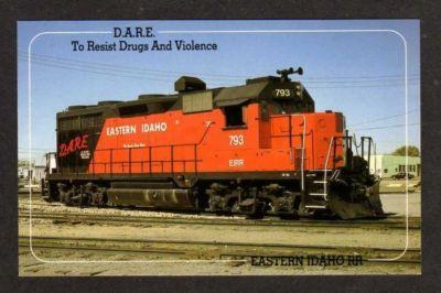 ID Eastern IDAHO Railroad Train TWIN FALLS Postcard PC